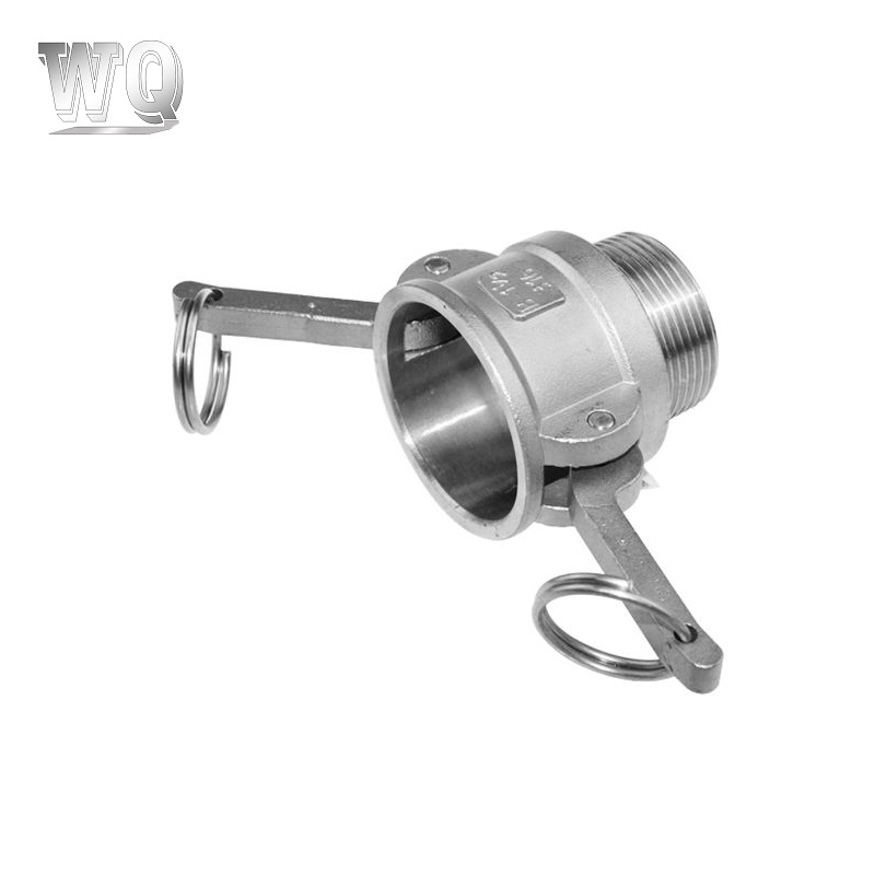 Rustfrit stålrørsforbindelse Quick Release Camlock-koblinger