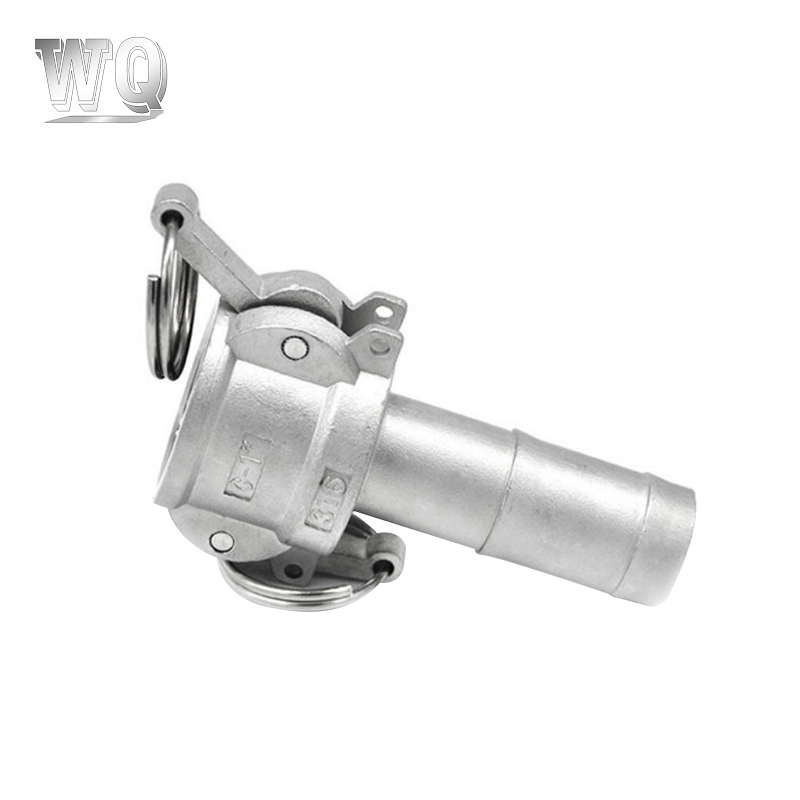Rustfrit stålrørsforbindelse Quick Release Camlock-koblinger